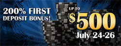 Weekend 24-26 July Bonus