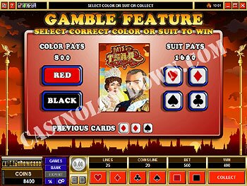 Days of the Tsar Gamble Screen