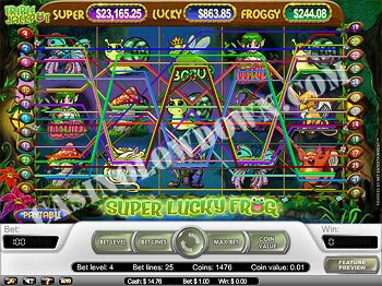 Super Lucky Frog Bet Lines