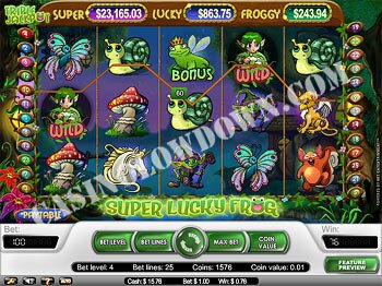 Super Lucky Frog Wild Symbols